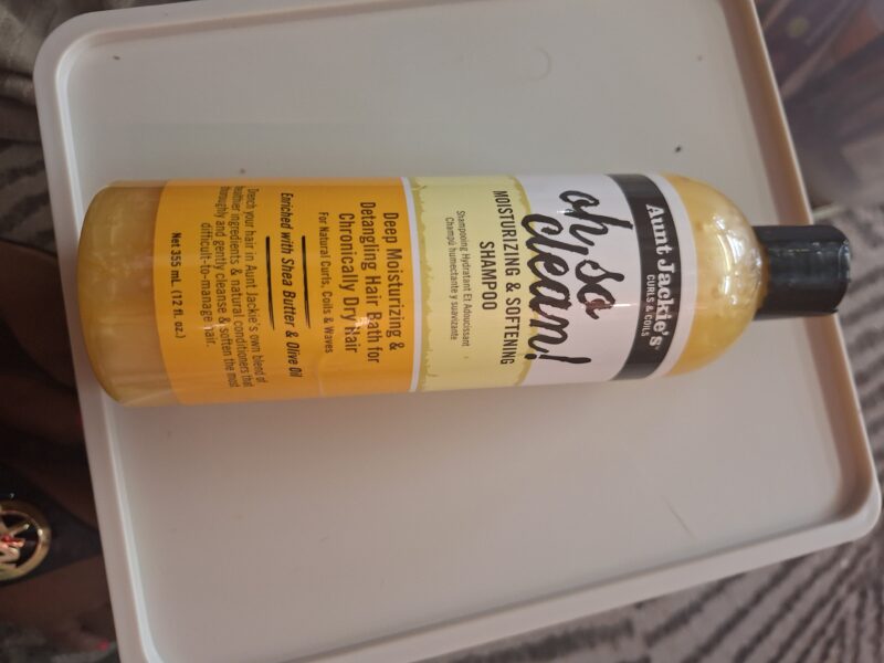 Aunt Jackie's oh so clean moisturizing & softening shampoo 16 ounces