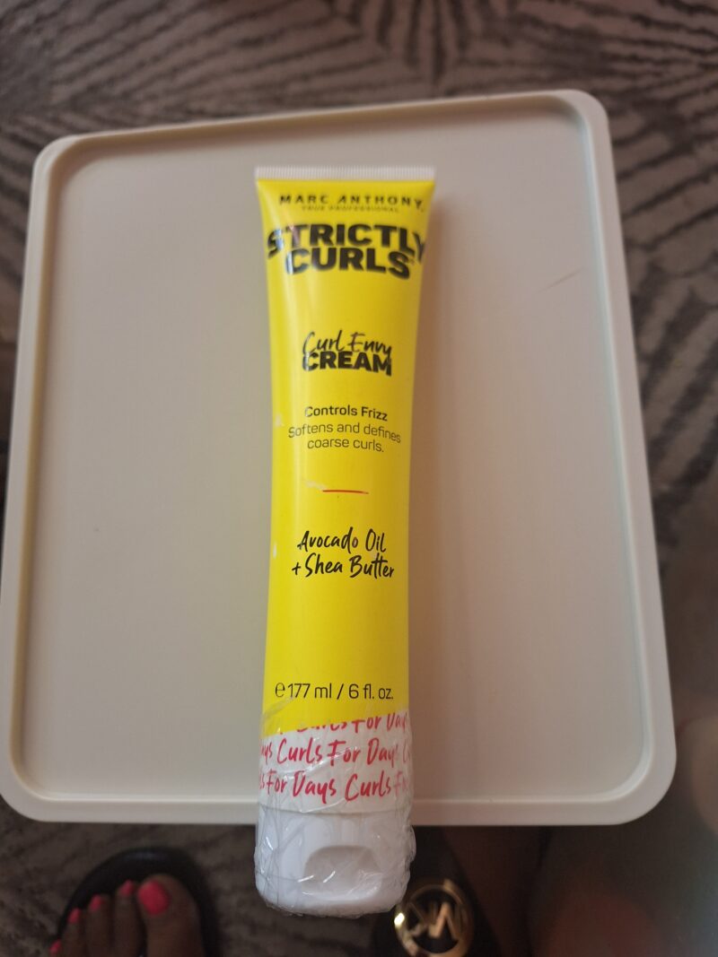 Marc Anthony Strictly Curls Frizz Control Cream with Shea Butter & Avocado Oil, 6 fl oz