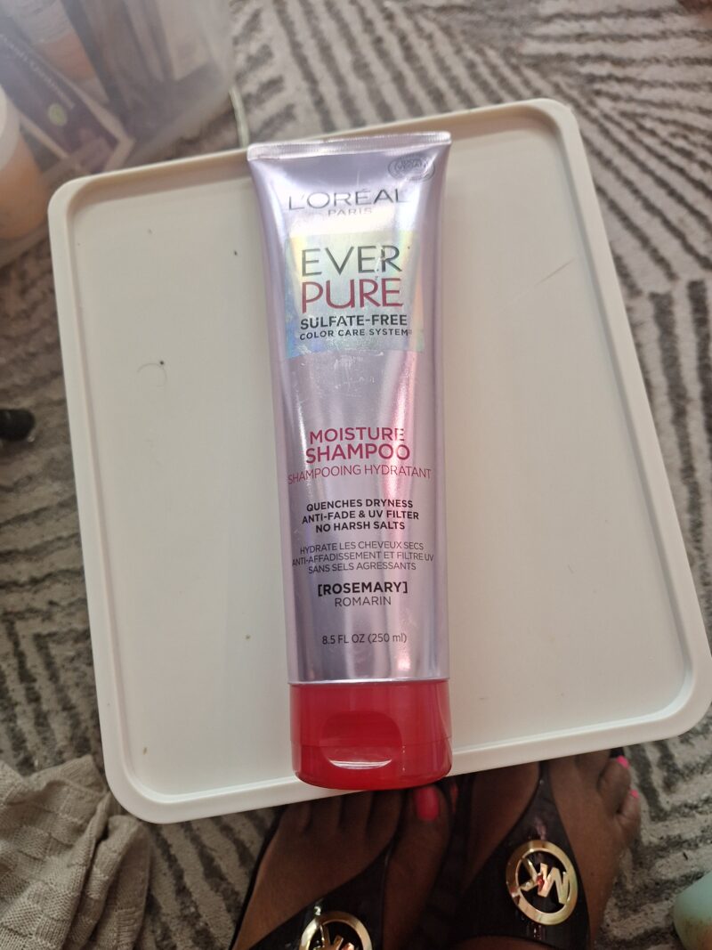 L'Oreal Paris EverPure Sulfate Free Strengthening Shampoo, Damaged Hair, 6.8 fl oz