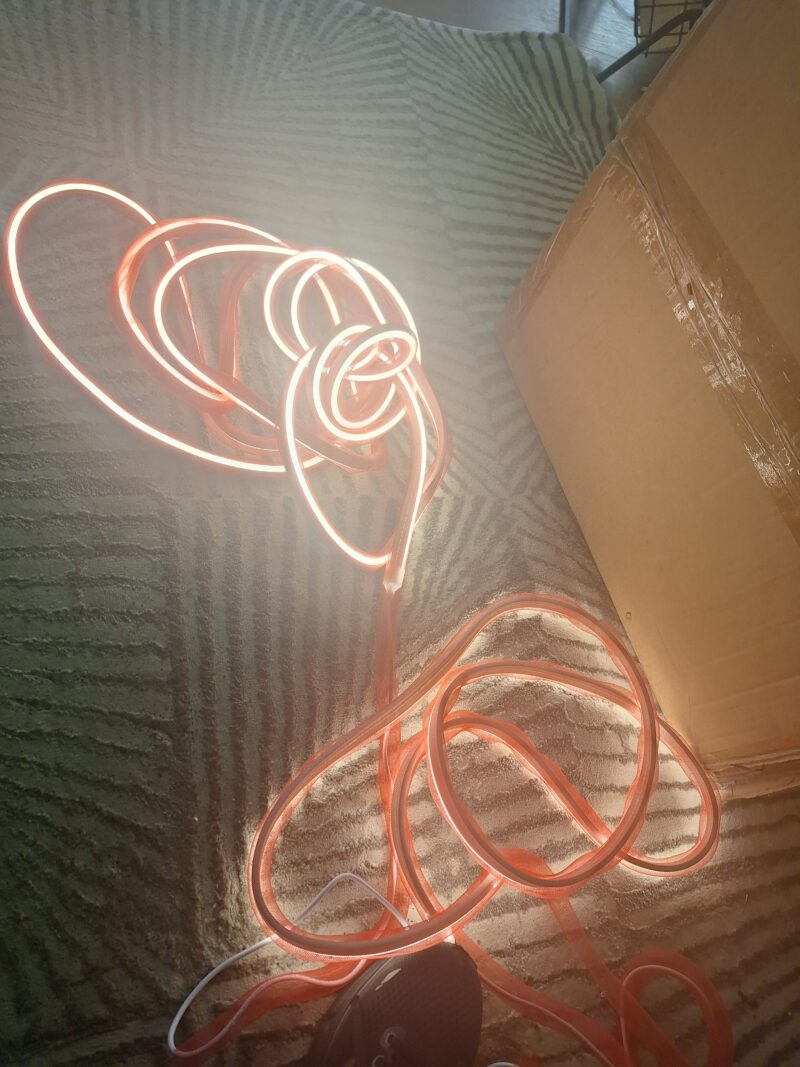 16.4ft. Red Nylon LED Neon Rope Light - Image 2