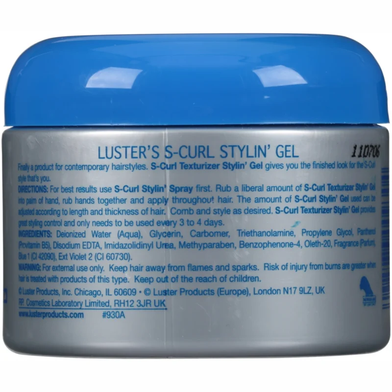 Luster's SCurl Shine Enhancing Jar Hair Styling Gel, 10.5 oz - Image 2